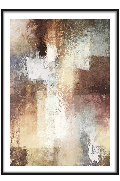 Постер Бронзовая абстракция