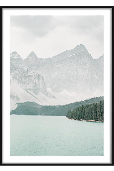 Постер Горное озеро №2