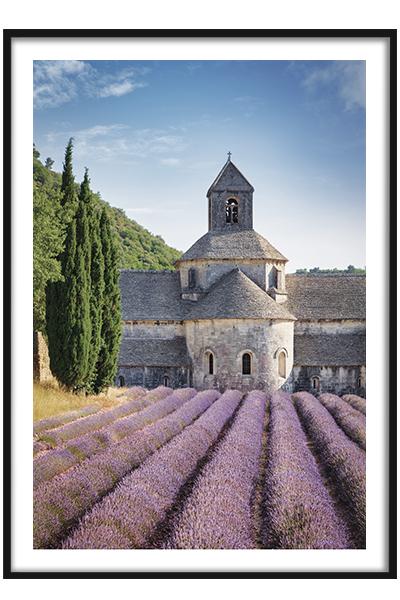 Постер Лаванда у стен монастыря