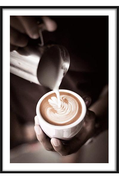 Постер Чашечка капучино