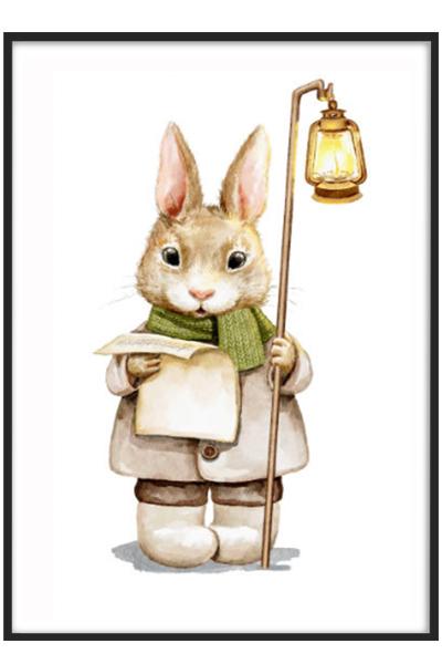 Постер ЗАЙКА С КОЛОКОЛЬЧИКОМ