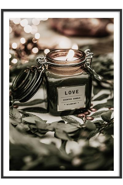 Постер СВЕЧА LOVE