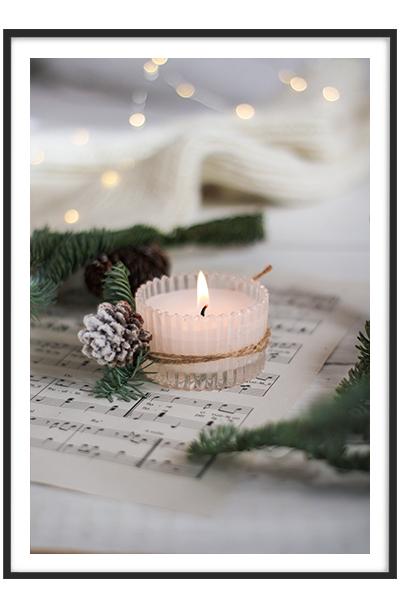 Постер СВЕЧА НА НОТАХ