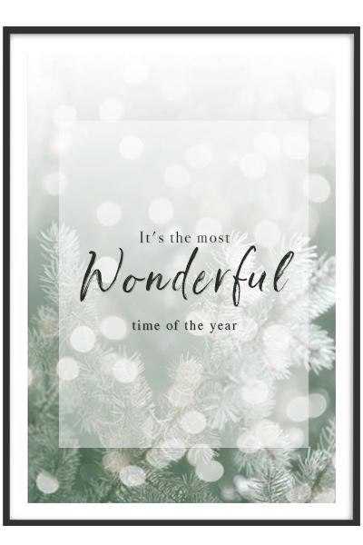Постер It's the most wonderful time of the year
