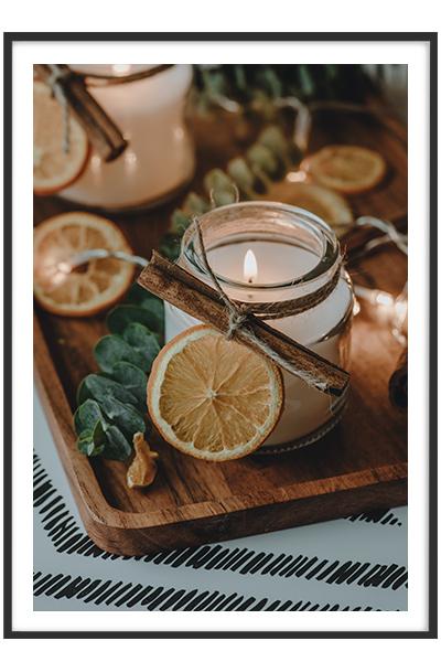 Постер АПЕЛЬСИНОВЫЕ СВЕЧИ