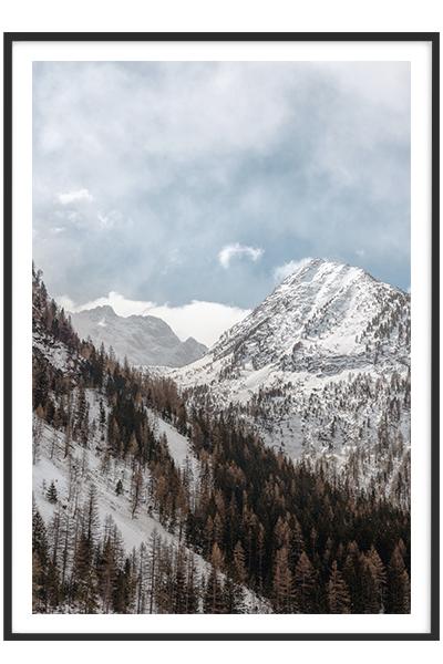 Постер  Снежный склон