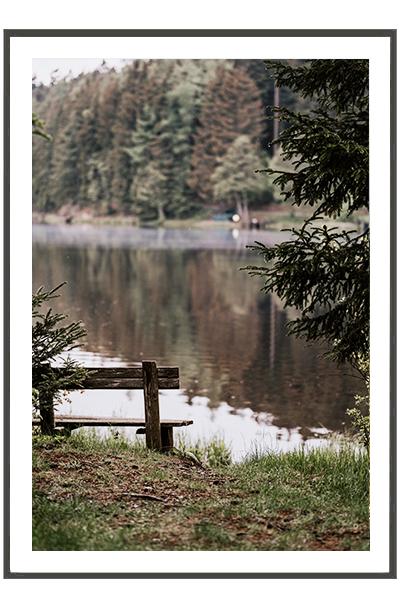 Постер СКАМЬЯ У ОЗЕРА