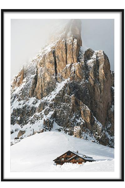 Постер  ДОМИК В СНЕЖНЫХ ГОРАХ