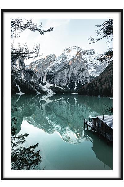 Постер  ЗИМНЕЕ ОЗЕРО