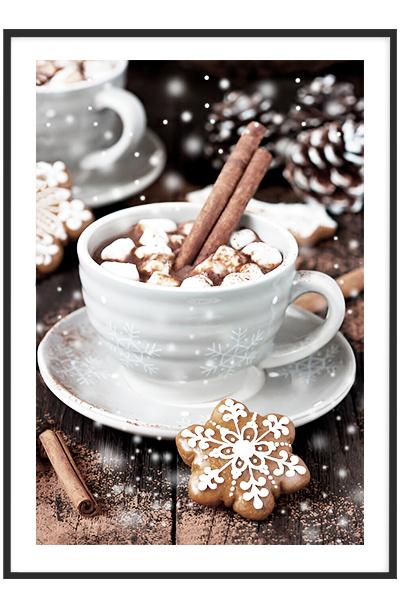 Постер  чашка горячего