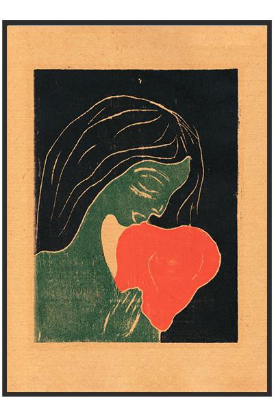 Постер Edvard Munch's The Heart