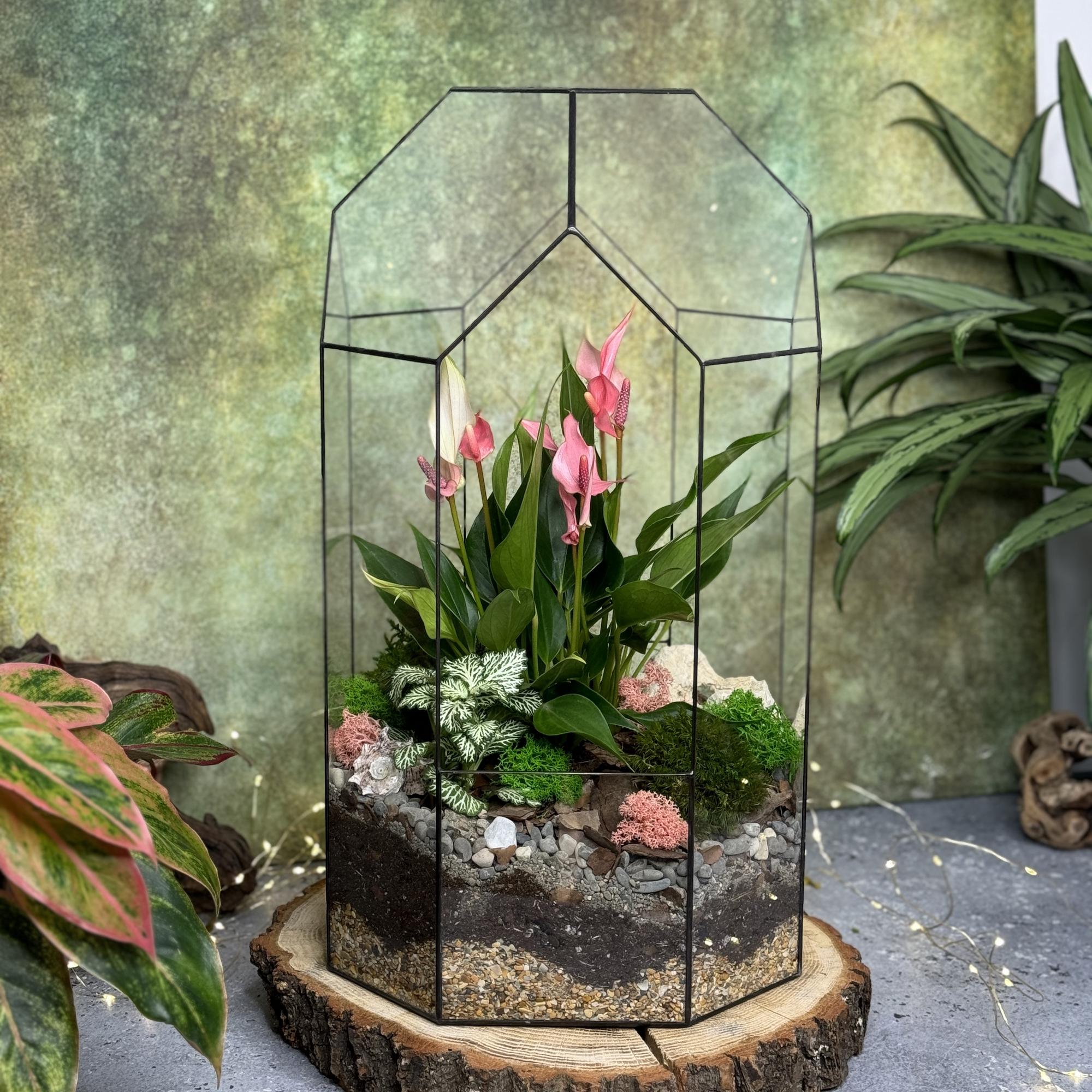 Jungle с антуриумом 45 см