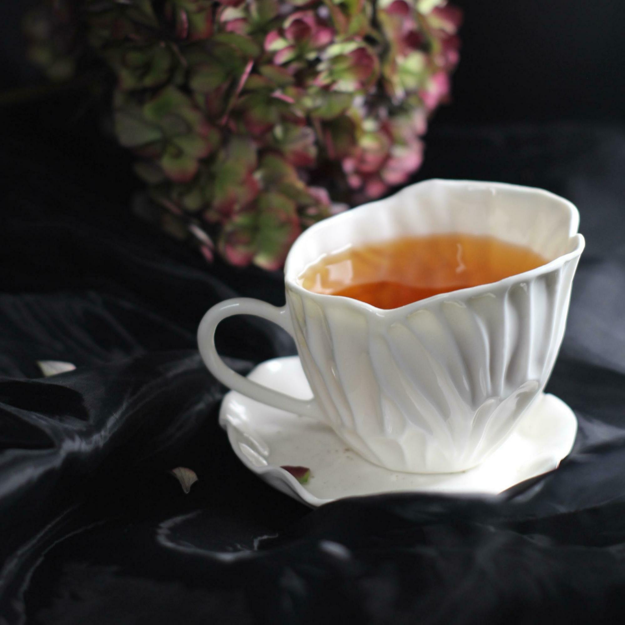 Чайная пара Мотыльки белые