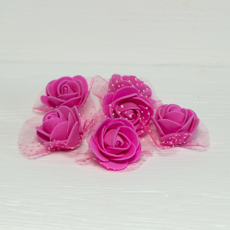 Цветы из фоамирана (вспененная резина)