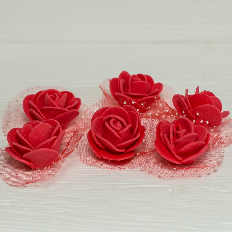 Цветы из фоамирана (вспененная резина)