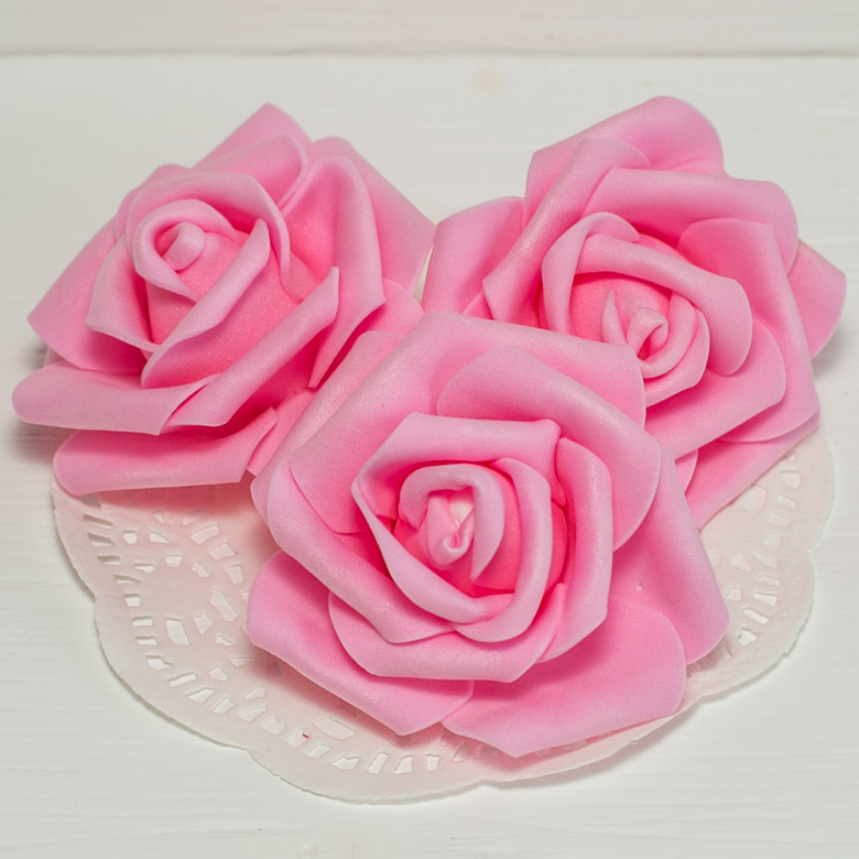 Цветы из фоамирана (вспененная резина)