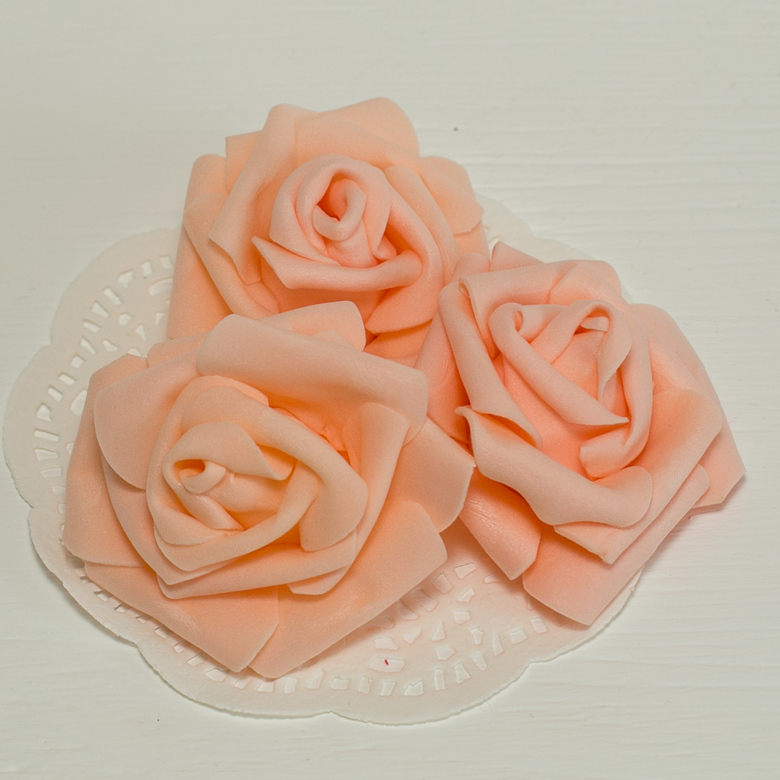 Цветы из фоамирана (вспененная резина)