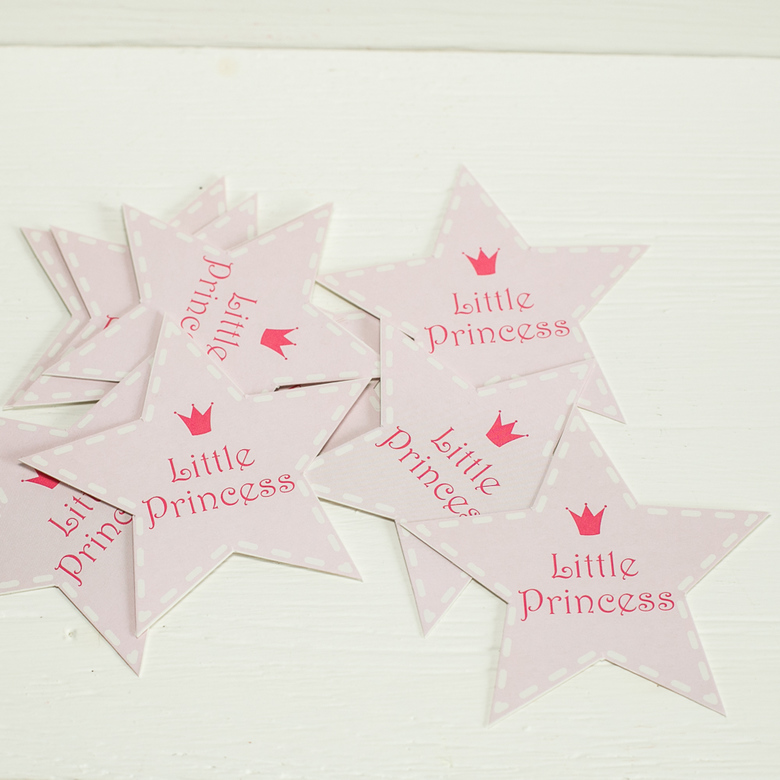 Звезда для топпера "Little Princesse" (картон)