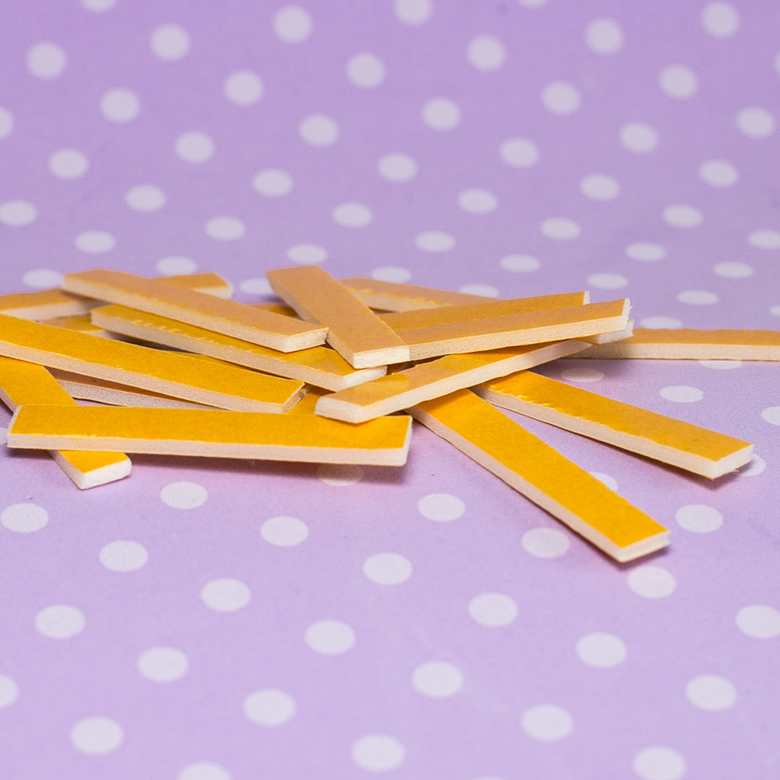 Двухсторонний объемный скотч на вспененной основе, 2 мм