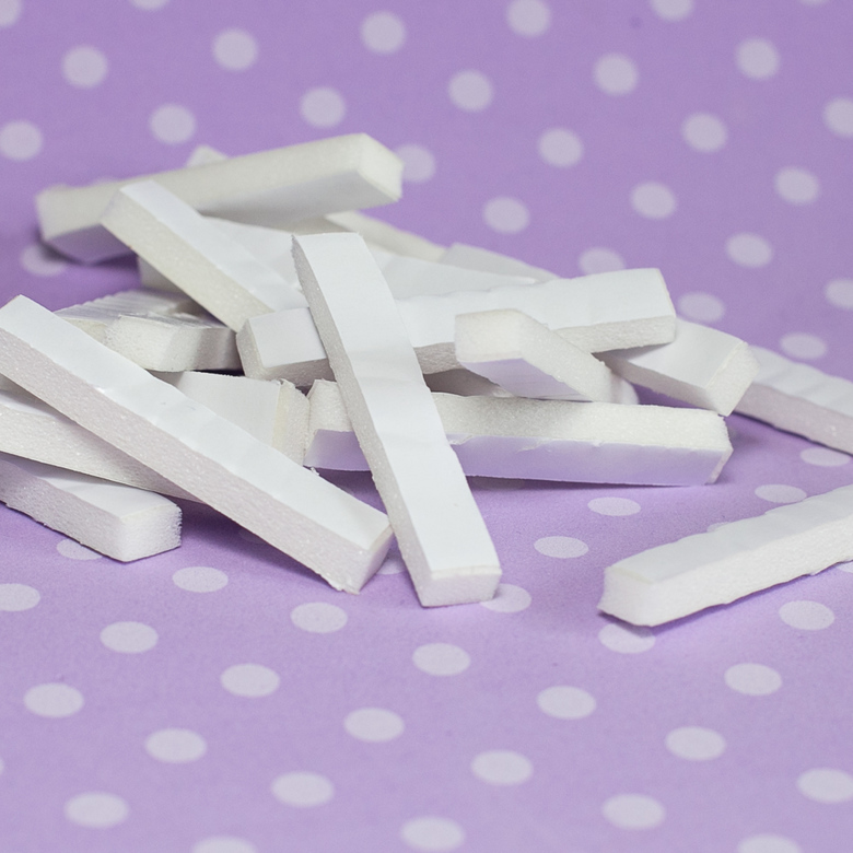 Двухсторонний объемный скотч на вспененной основе, 5 мм