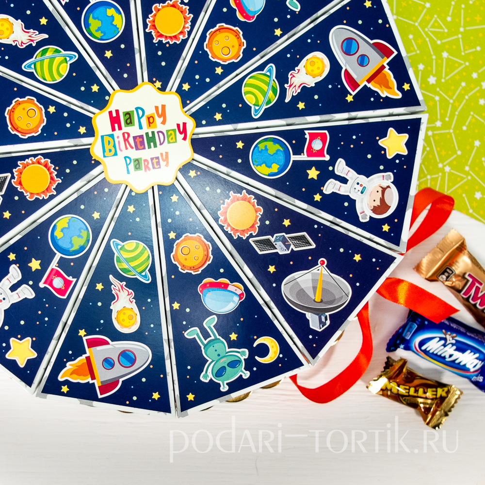 Дополнительные кусочки для торта "Космос"