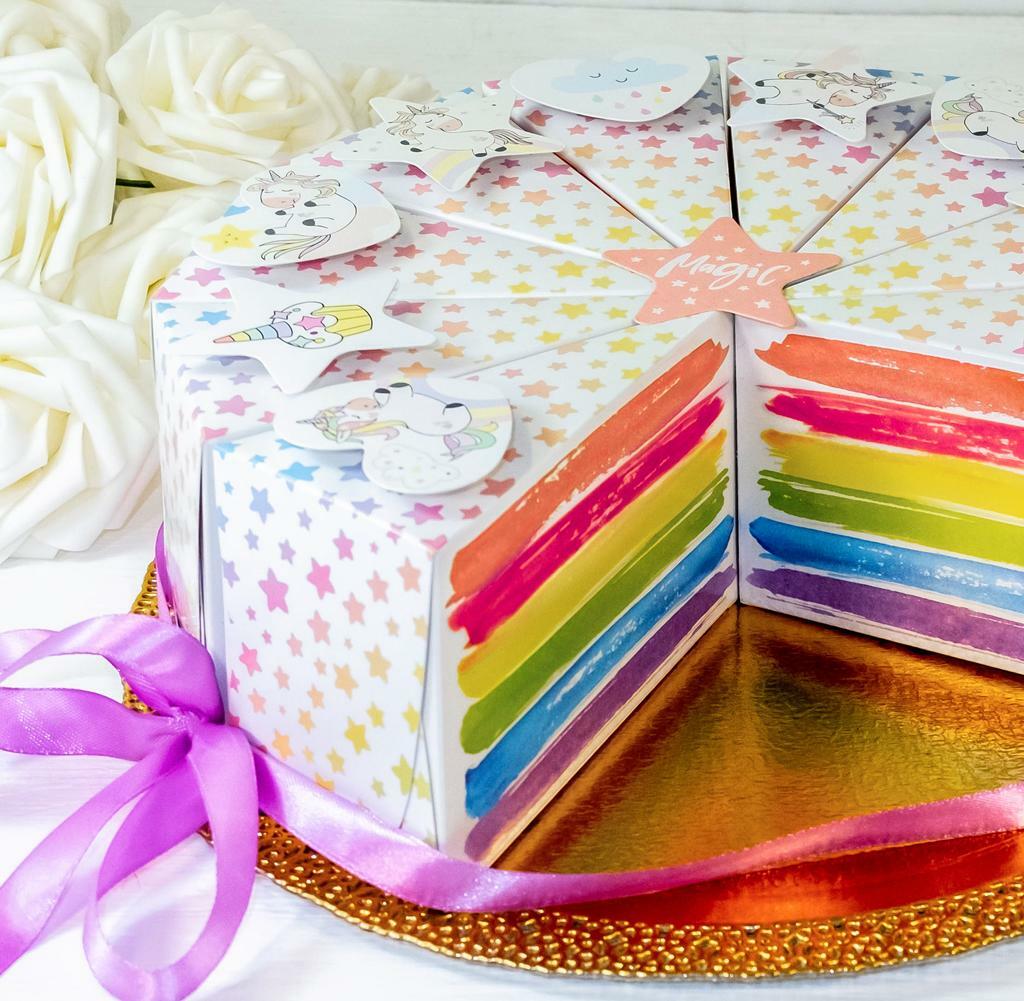 Дополнительные кусочки для торта "Единорожки"