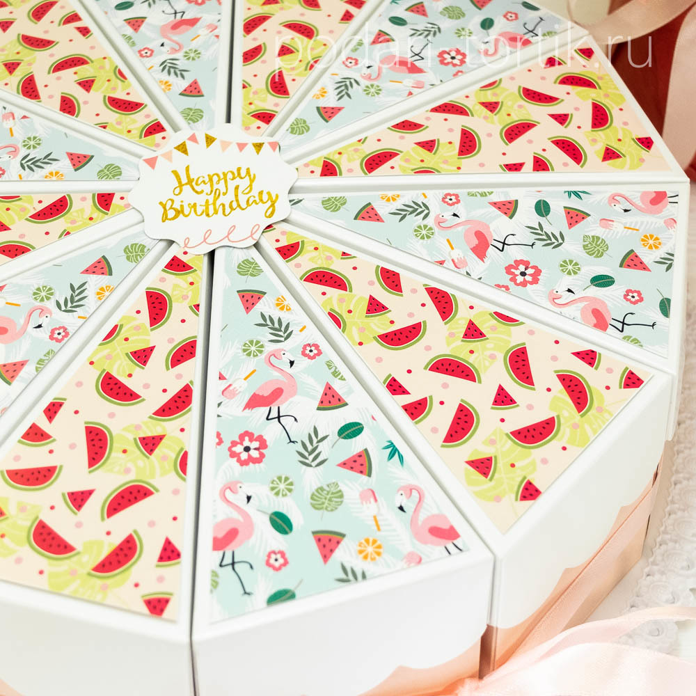 Дополнительные кусочки к торту "Фламинго" (2 вида)