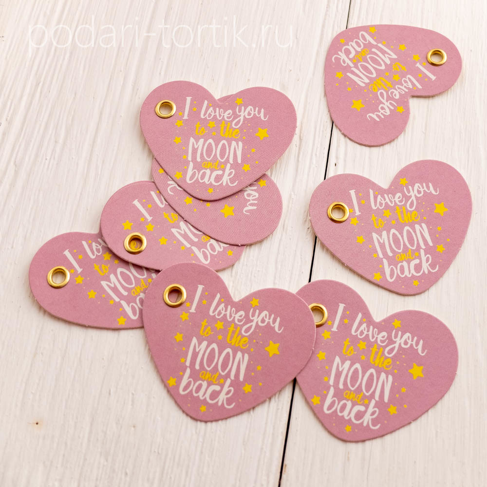 Бирочка для пожеланий с люверсом