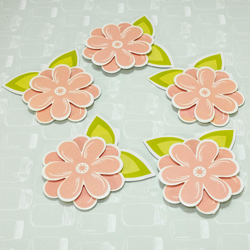 Цветы из картона