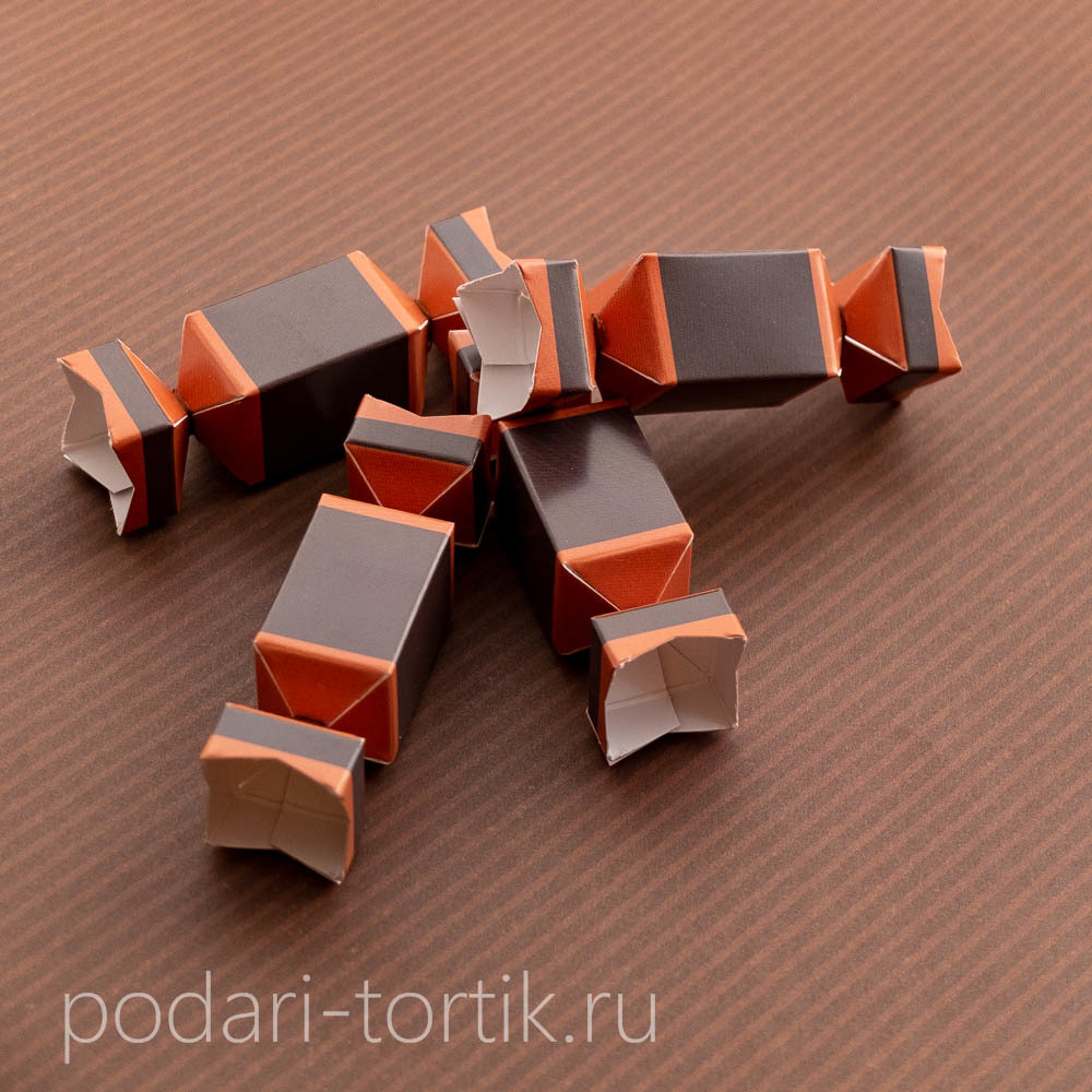 Конфета из картона-5