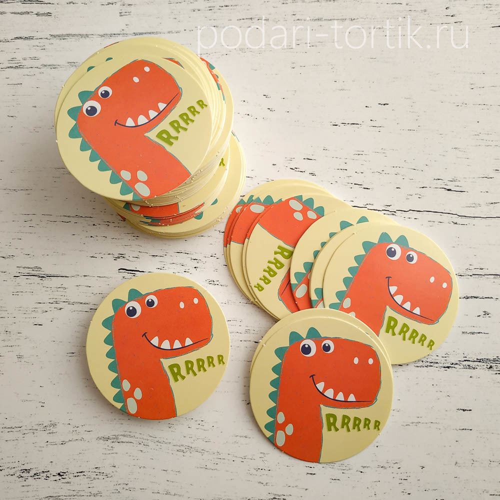 Динозаврик из картона 6