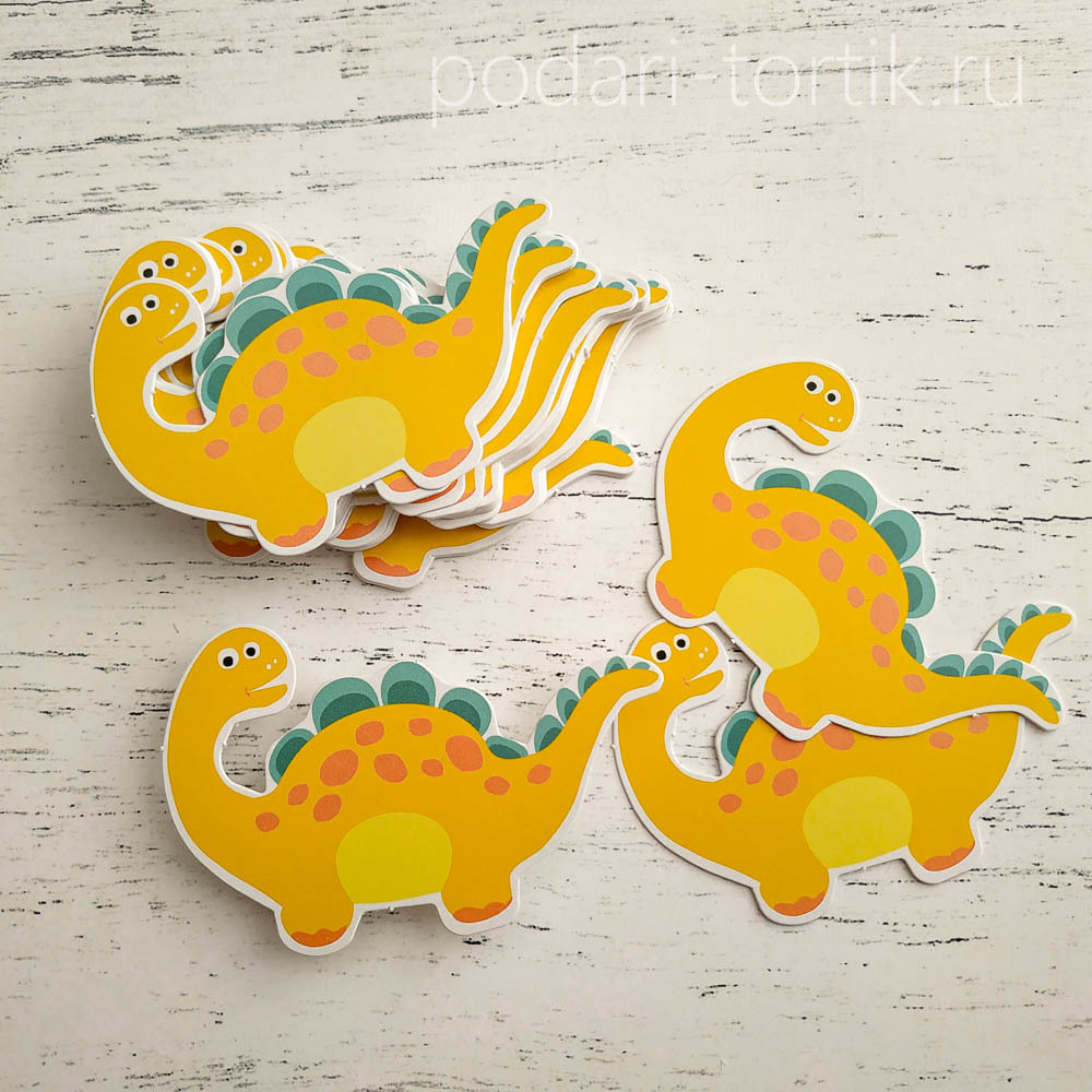 Динозаврик из картона 4
