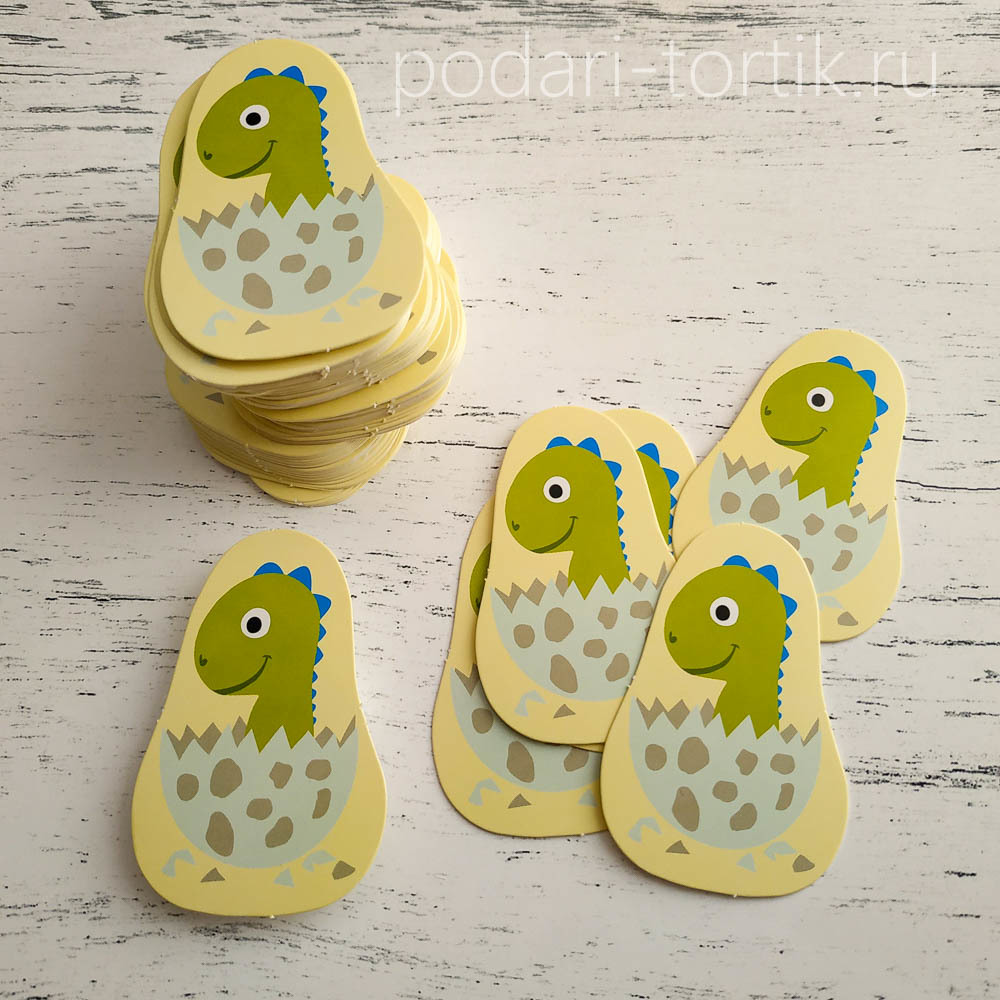 Динозаврик из картона 3