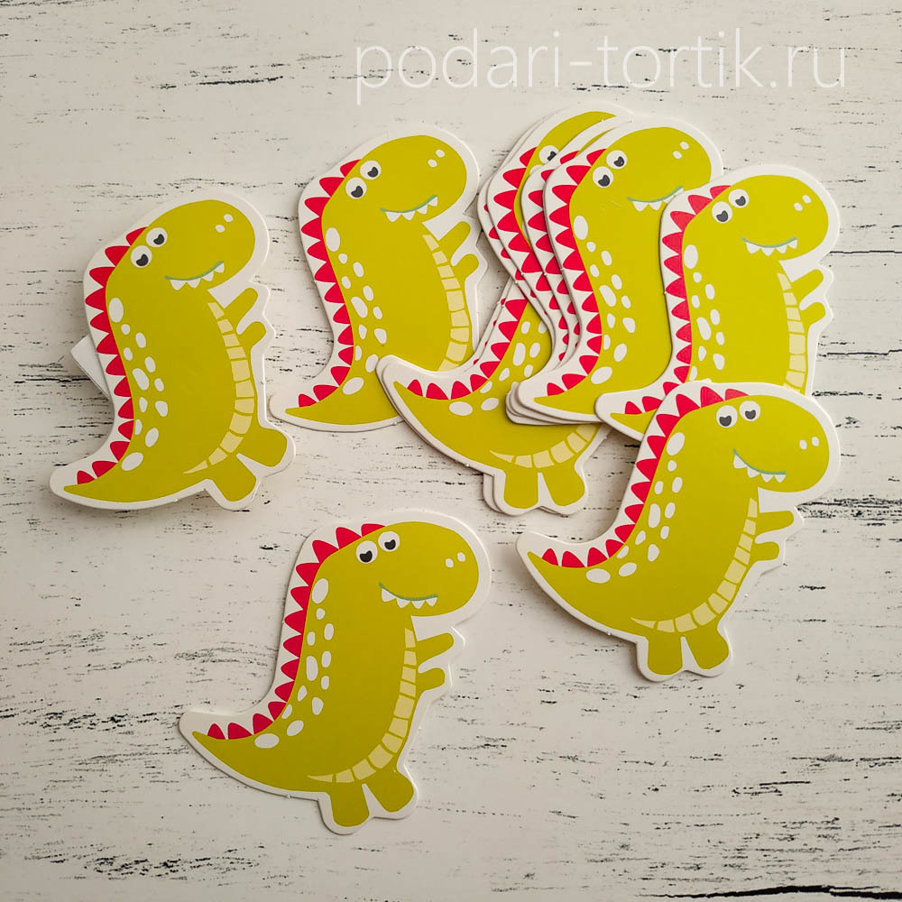 Динозаврик из картона 1