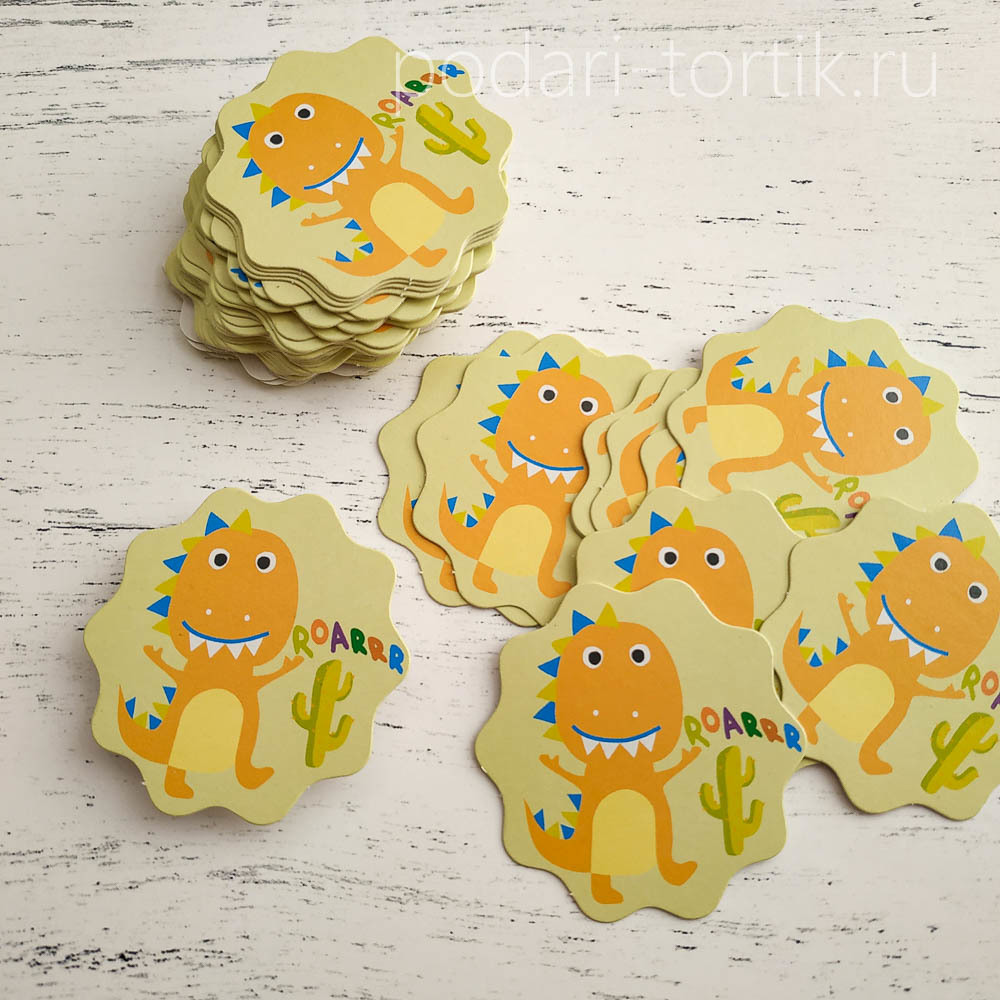 Динозаврик из картона 2