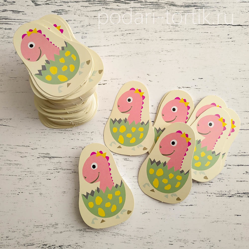 Динозаврик из картона 7