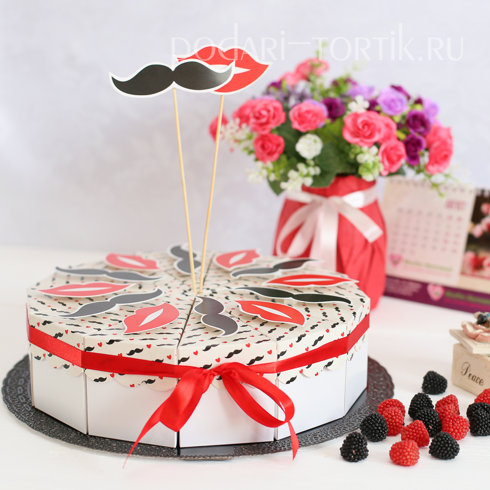 Топперы "Усы и губы", 2 шт.