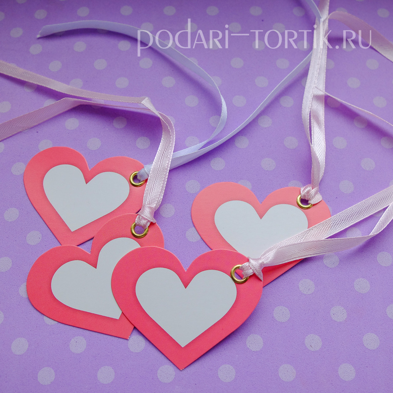 Бирочка для пожеланий с люверсом