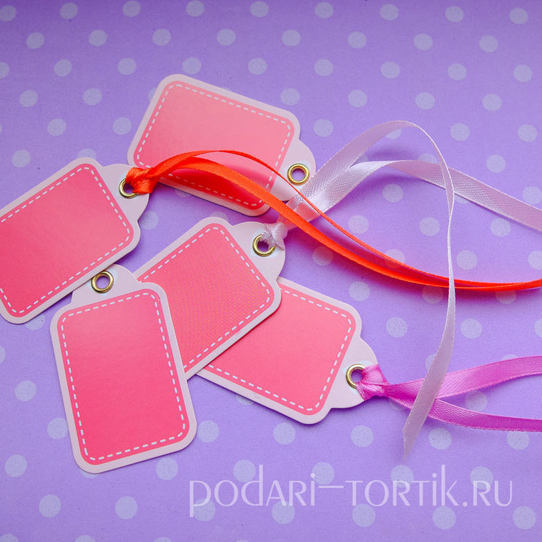 Бирочка для пожеланий с люверсом