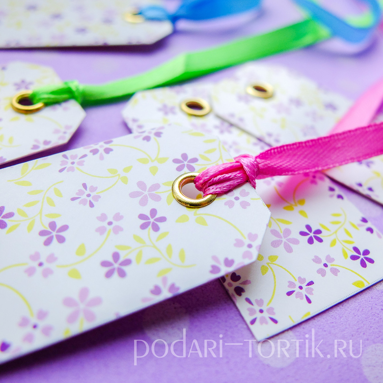 Бирочка для пожеланий с люверсом