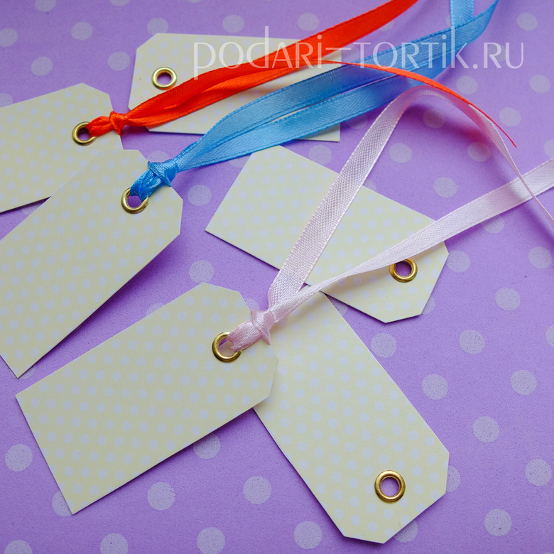 Бирка для пожеланий с люверсом