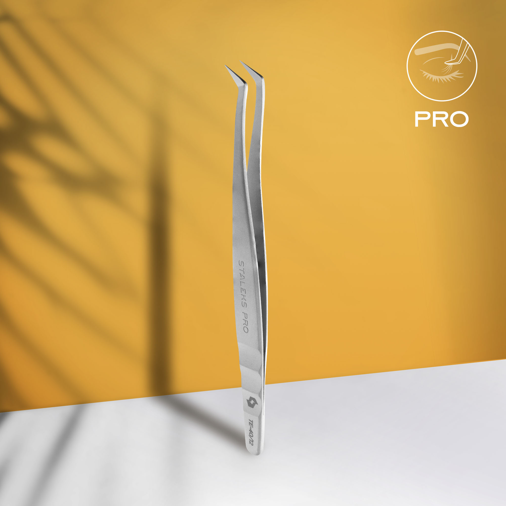ТE-40/12 Пинцет для ресниц EXPERT 40 TYPE 12