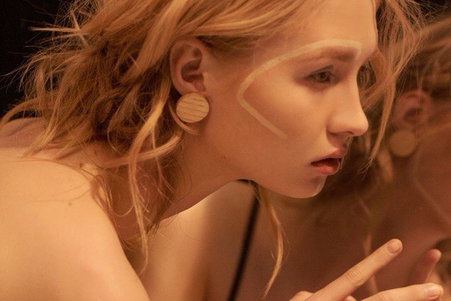 Серьги Natura-ο (омикрон) S