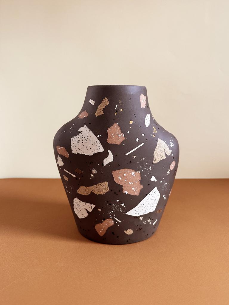 Ваза Chips Black 21 cм