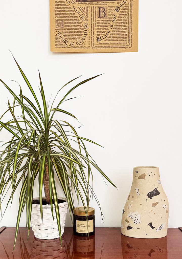 Ваза Chips Beige 22 cм