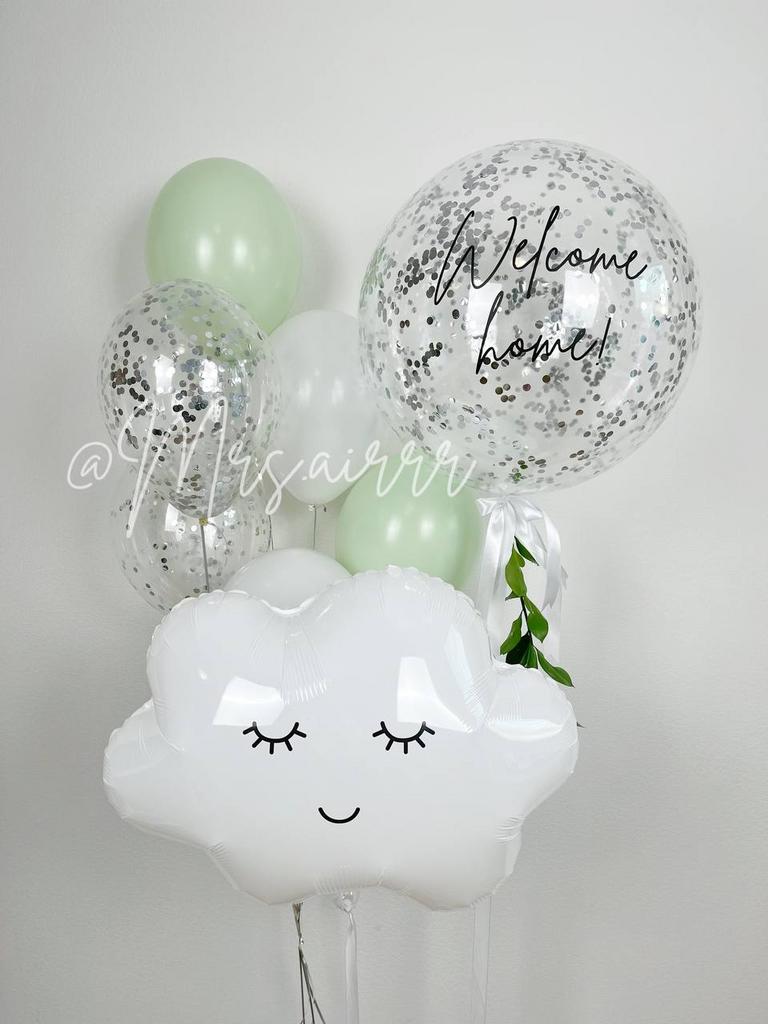 Облачко и зелень (маленький набор)