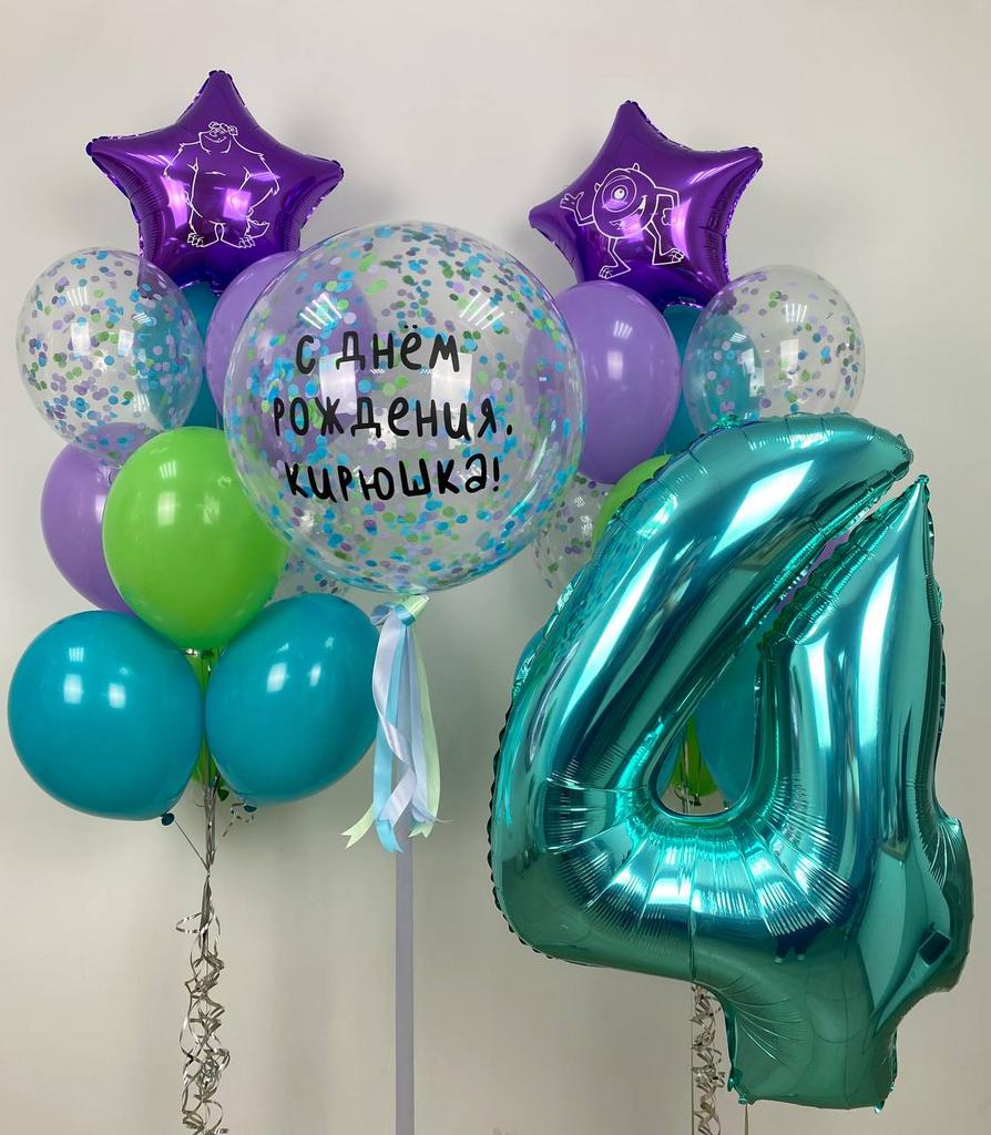 Набор воздушных шаров в стиле корпорации монстров