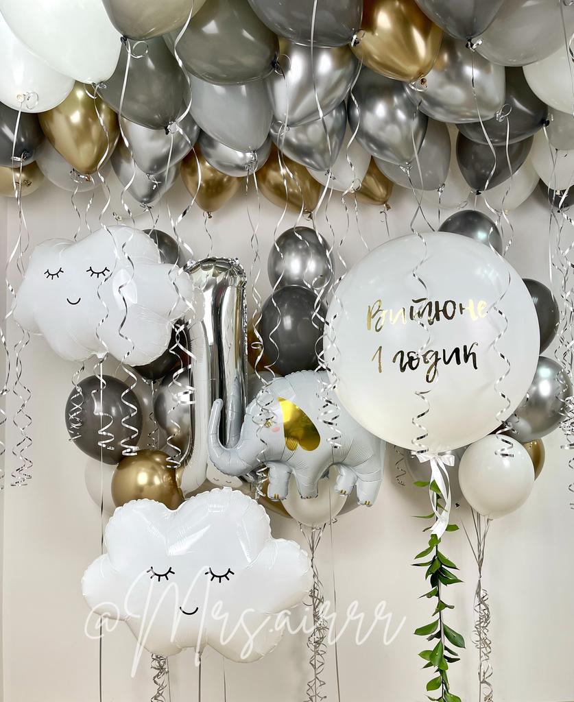 Большой набор на годик в серых тонах