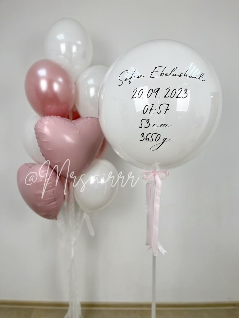 Набор «Белый с пыльно розовыми деталями»