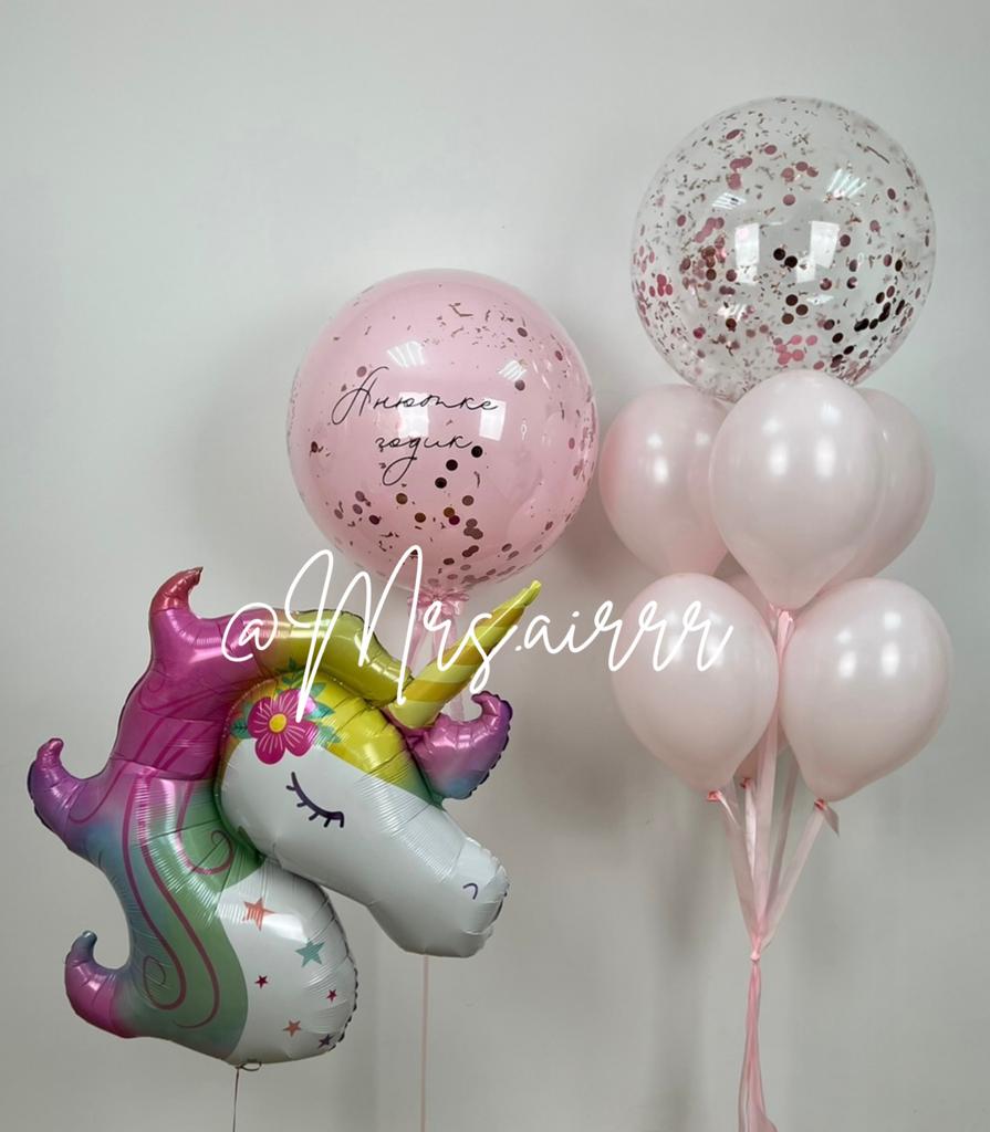 Набор «Розовый макарунс с единорогом»